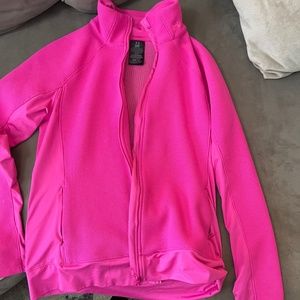 Hot Pink Underarmour Cold Gear Zip up